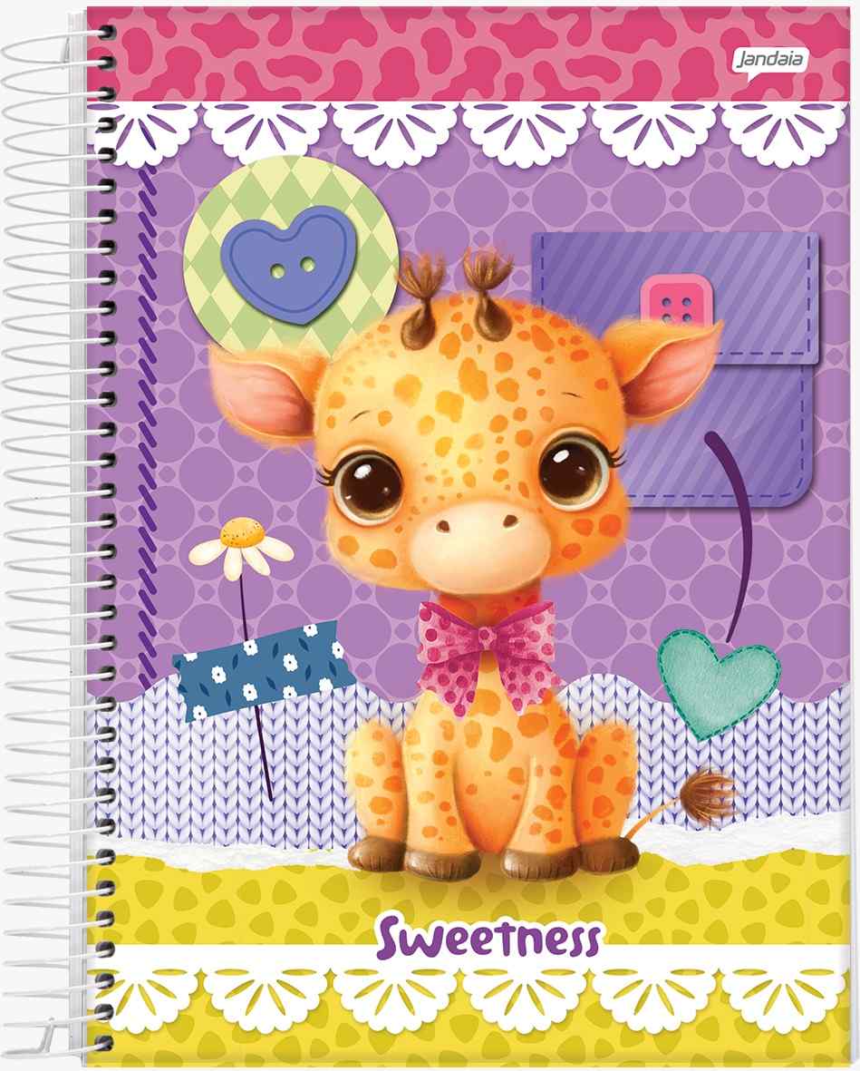 CADERNO 1X1 C.D. SWEETNESS